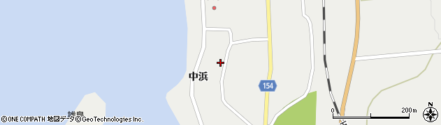 秋田県山本郡八峰町八森中浜159周辺の地図