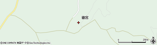 青森県三戸町（三戸郡）貝守（徳宮）周辺の地図