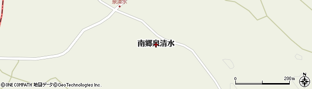青森県八戸市南郷大字泉清水周辺の地図
