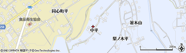 青森県三戸郡三戸町梅内中平24周辺の地図
