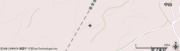 青森県南部町（三戸郡）鳥舌内（袖ノ沢）周辺の地図