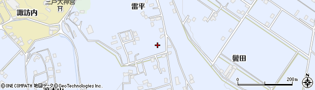 青森県三戸郡三戸町梅内雷平141周辺の地図