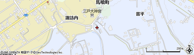 青森県三戸郡三戸町梅内雷平280周辺の地図