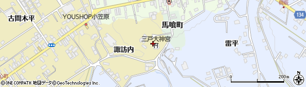 三戸大神宮周辺の地図