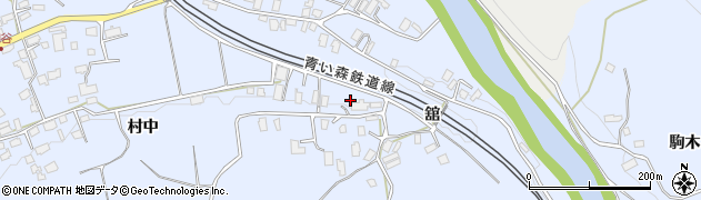 三戸町　梅内ふれあい会館周辺の地図