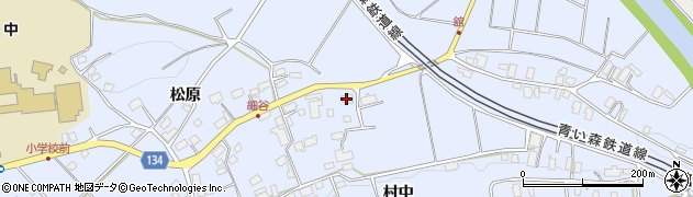 梅田農園周辺の地図