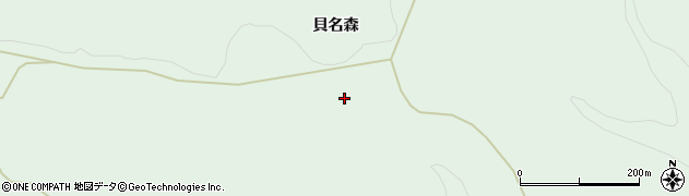 青森県三戸町（三戸郡）貝守（貝名森）周辺の地図