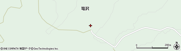 青森県三戸町（三戸郡）貝守（篭沢）周辺の地図
