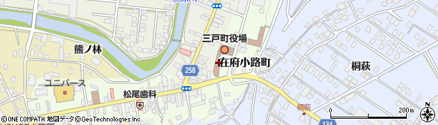 三戸町役場　議会事務局周辺の地図