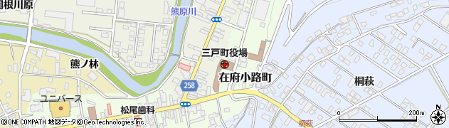 青森県三戸町（三戸郡）周辺の地図