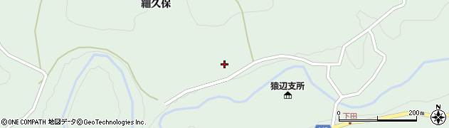 青森県三戸町（三戸郡）貝守（細久保）周辺の地図