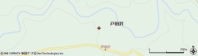 青森県三戸町（三戸郡）貝守（戸田沢）周辺の地図