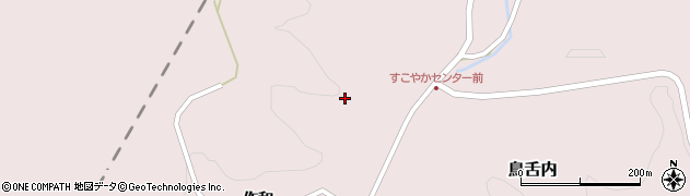 青森県南部町（三戸郡）鳥舌内（七ツ役）周辺の地図