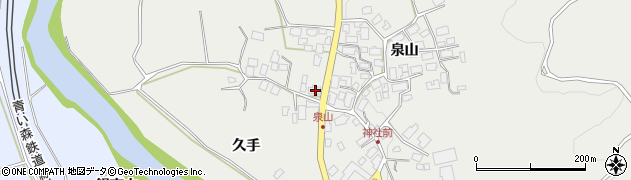 青森県三戸郡三戸町泉山新山1周辺の地図