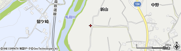 青森県三戸郡三戸町泉山新山84周辺の地図