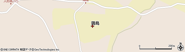 青森県八戸市南郷大字中野鶏島周辺の地図