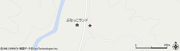 八峰町役場　白神ふれあい館周辺の地図