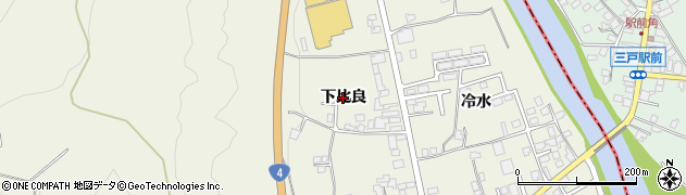 青森県三戸町（三戸郡）川守田（下比良）周辺の地図