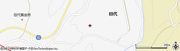 青森県三戸郡階上町田代上畝周辺の地図
