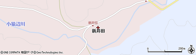 青森県三戸町（三戸郡）蛇沼（新井田）周辺の地図