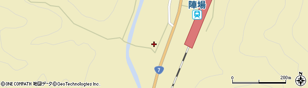 秋田県大館市長走陣場99周辺の地図