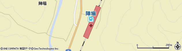 陣場駅周辺の地図