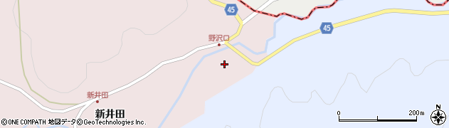 青森県三戸町（三戸郡）蛇沼（蛇森）周辺の地図