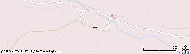 青森県三戸町（三戸郡）蛇沼（葛子平）周辺の地図