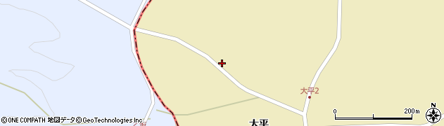 青森県八戸市南郷大字中野下平55周辺の地図