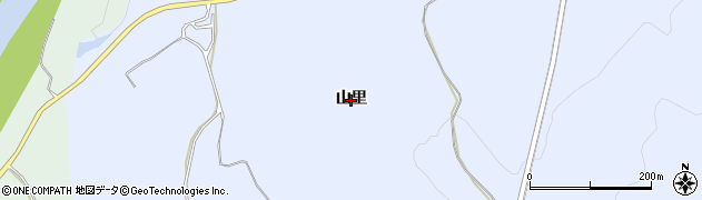 青森県南部町（三戸郡）赤石（山里）周辺の地図