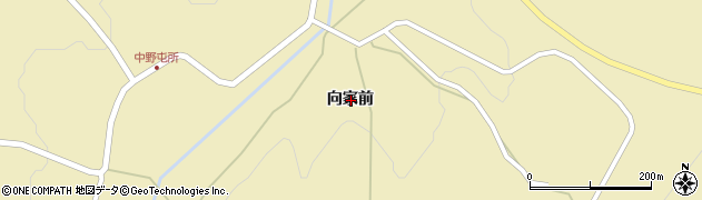 青森県八戸市南郷大字中野向家前周辺の地図