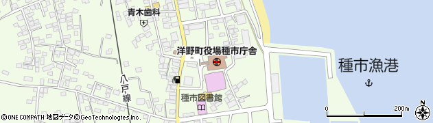 岩手県洋野町（九戸郡）周辺の地図