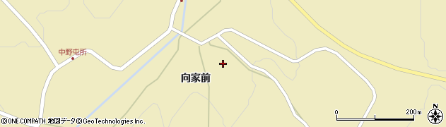 青森県八戸市南郷大字中野向家前6周辺の地図