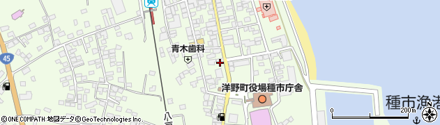 武内美容院周辺の地図