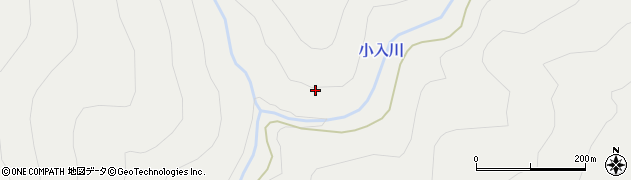 秋田県山本郡八峰町八森鉱山家の上周辺の地図