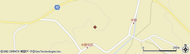 青森県八戸市南郷大字中野（中野）周辺の地図