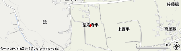 青森県南部町（三戸郡）沖田面（聖寿寺平）周辺の地図