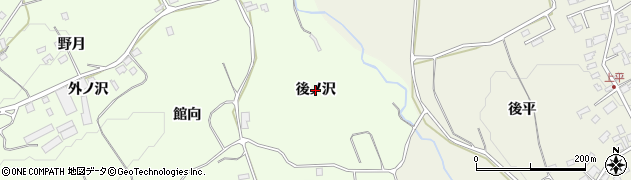 青森県南部町（三戸郡）上名久井（後ノ沢）周辺の地図