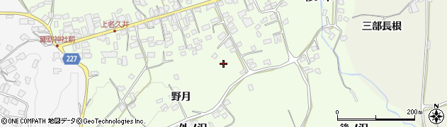 青森県南部町（三戸郡）上名久井周辺の地図