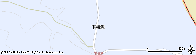 青森県南部町（三戸郡）下名久井（下横沢）周辺の地図