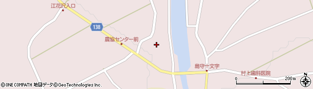 青森県八戸市南郷大字島守（中里）周辺の地図