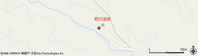 野沢温泉周辺の地図
