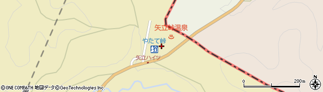 大館矢立ハイツ レストラン周辺の地図
