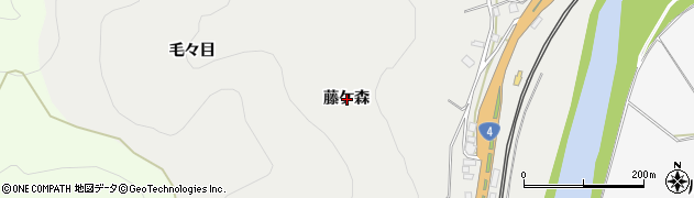 青森県南部町（三戸郡）相内（藤ケ森）周辺の地図