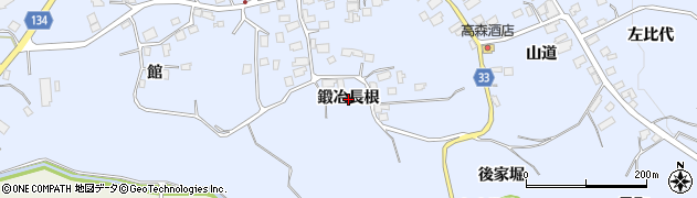 青森県南部町（三戸郡）下名久井（鍛冶長根）周辺の地図