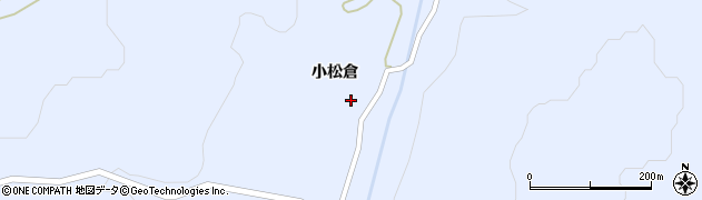 青森県三戸郡階上町金山沢小松倉周辺の地図