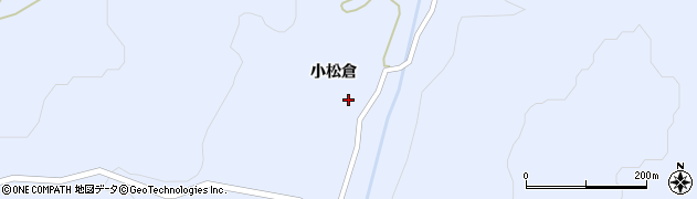 青森県階上町（三戸郡）金山沢（小松倉）周辺の地図