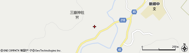 青森県新郷村（三戸郡）西越（林ノ前）周辺の地図