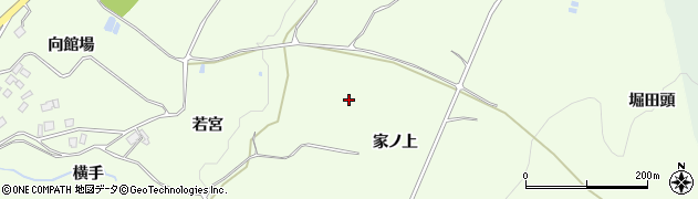 青森県南部町（三戸郡）森越（家ノ上）周辺の地図