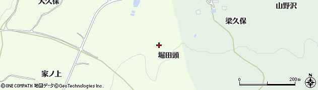 青森県南部町（三戸郡）森越（堀田頭）周辺の地図